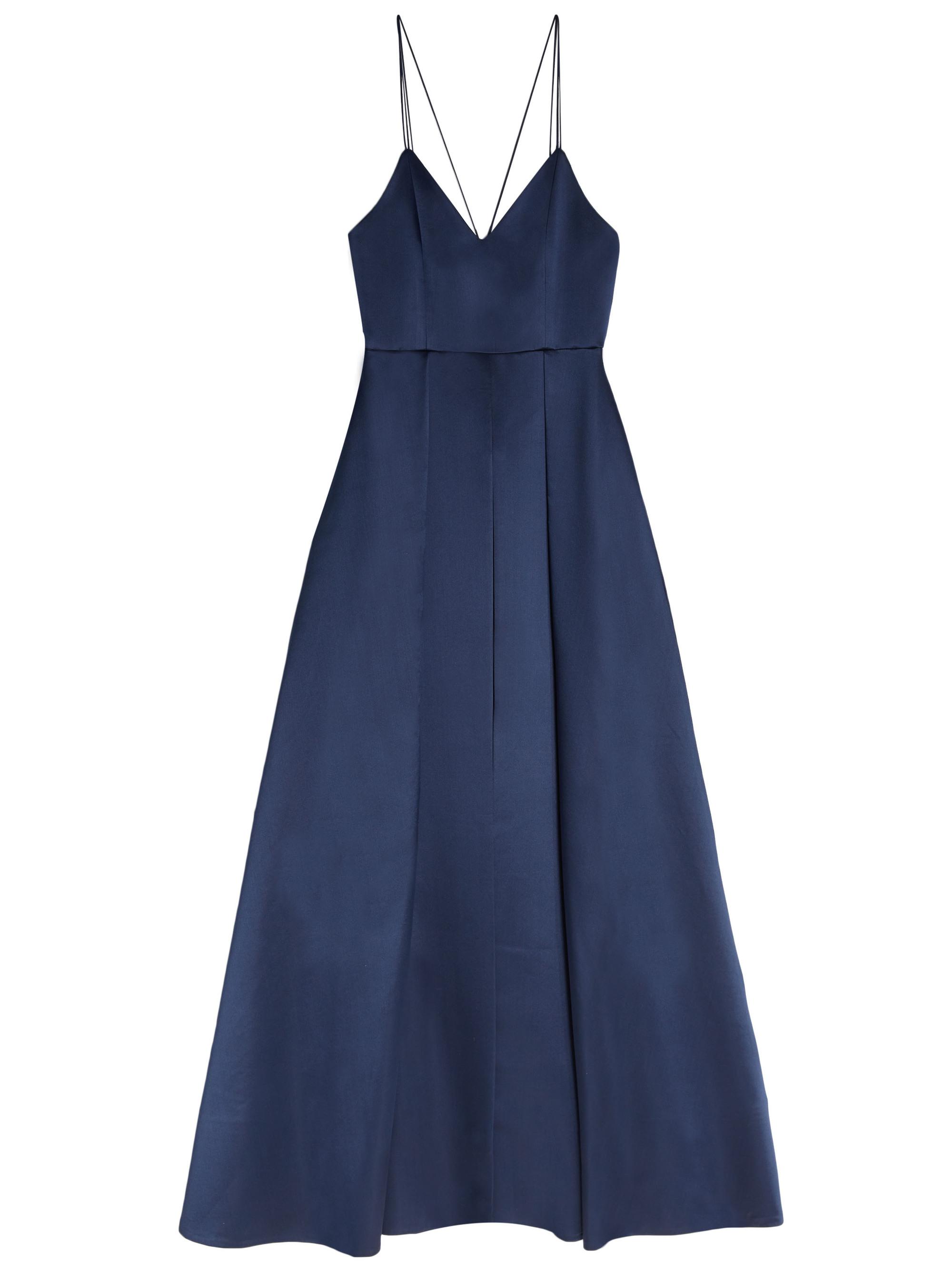 alice and olivia blue gown
