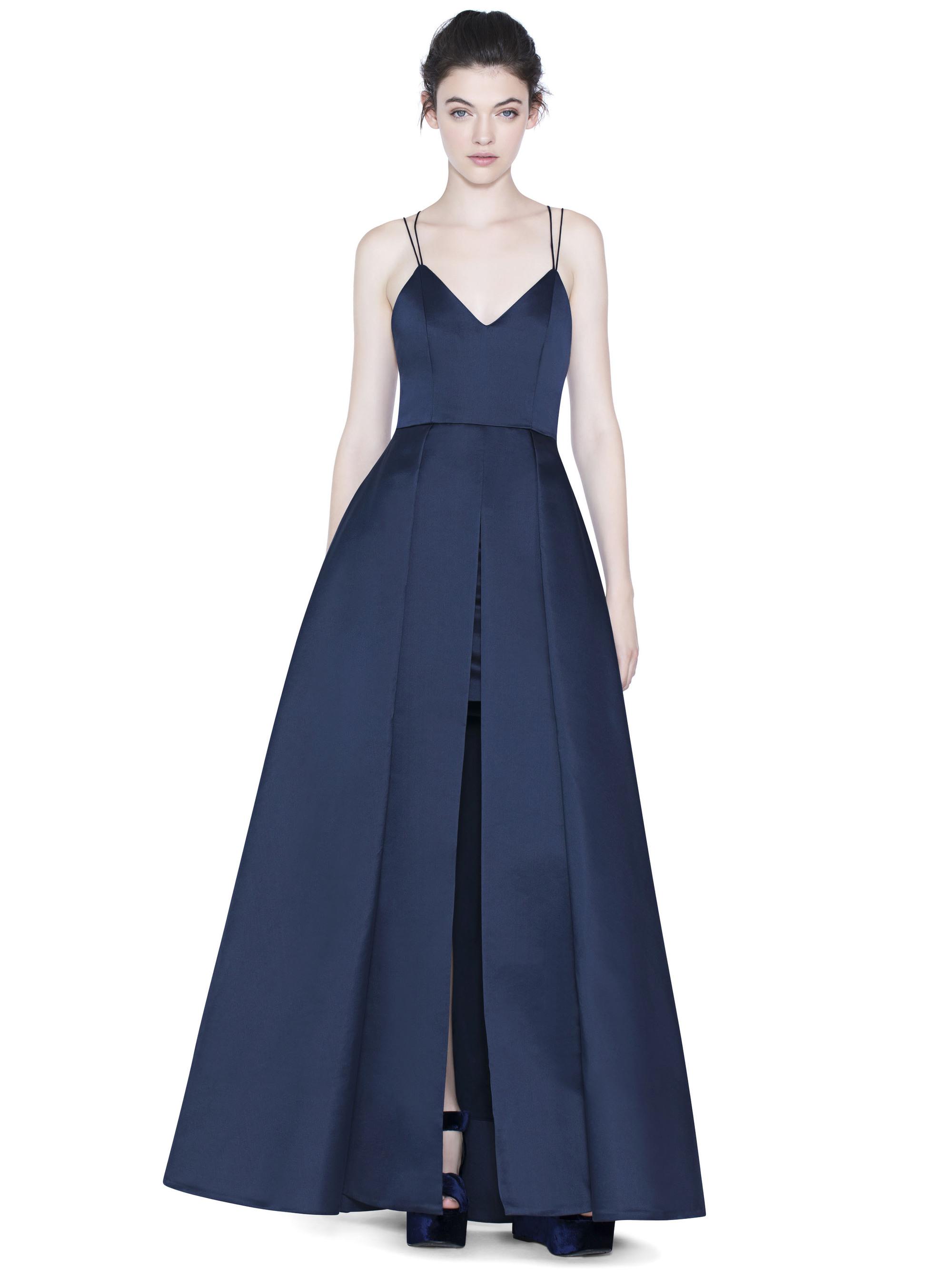 split front gown
