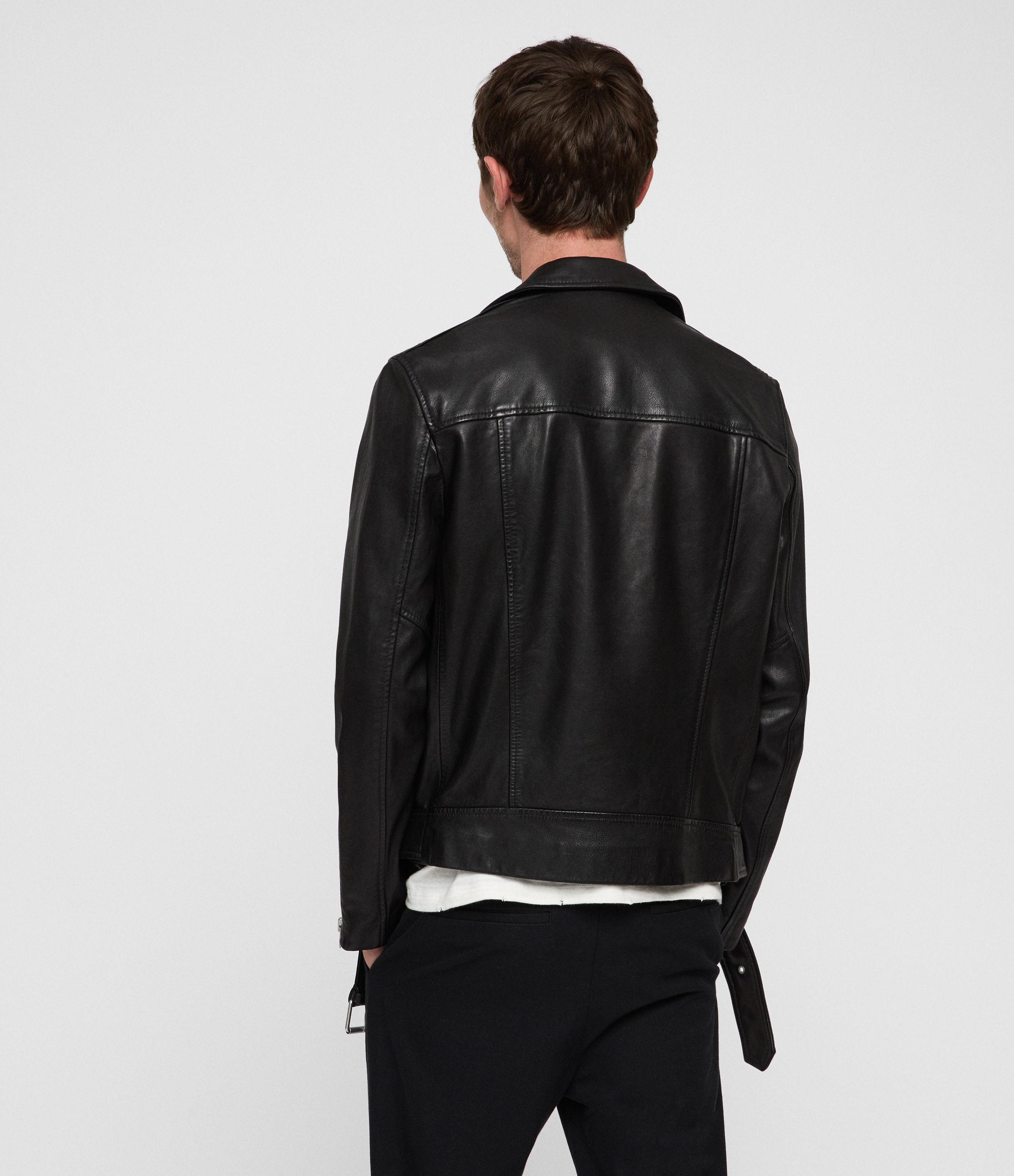 allsaints wick leather jacket