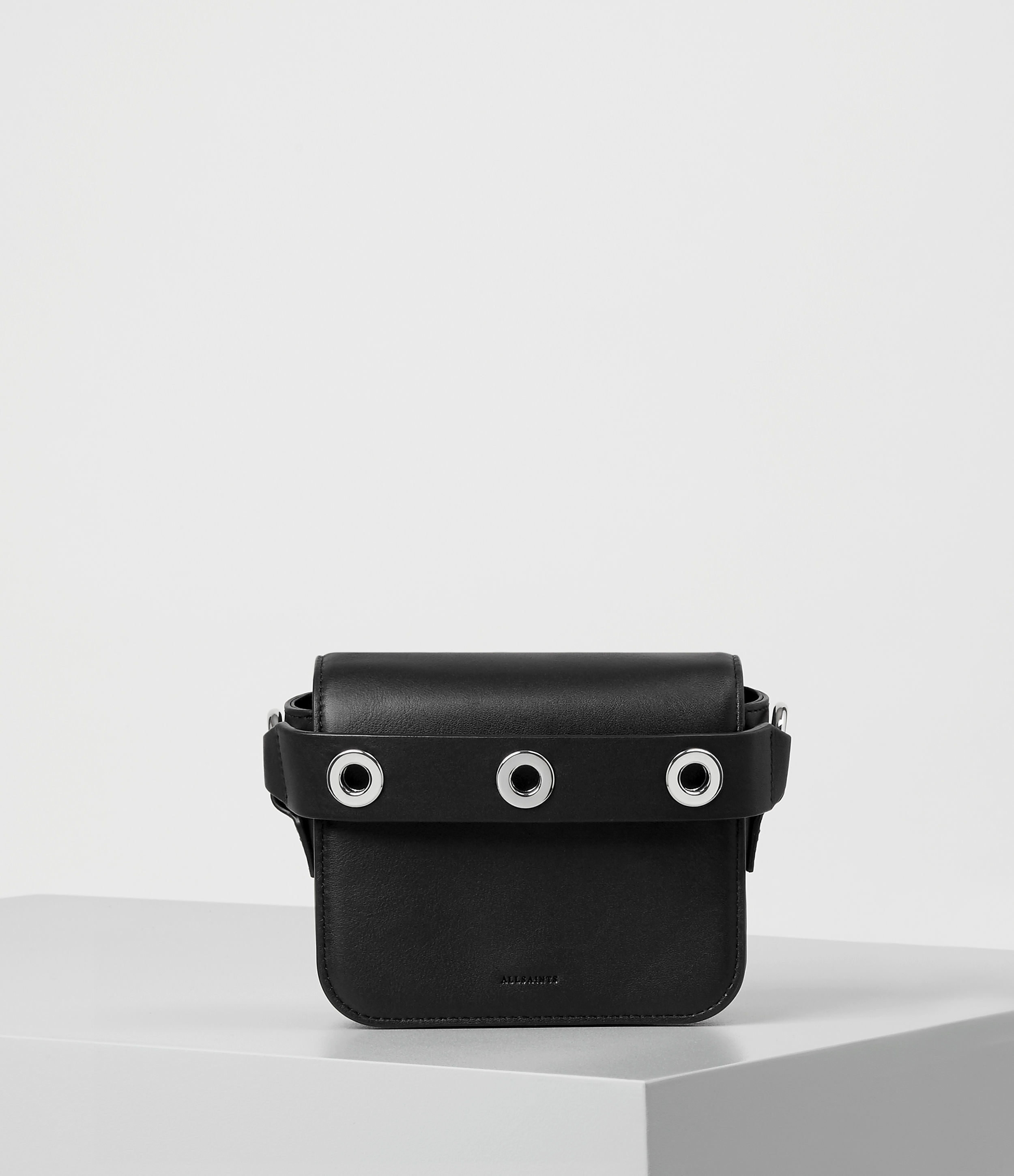 Lyst - Allsaints Ikuya Small Clutch Usa Usa in Black