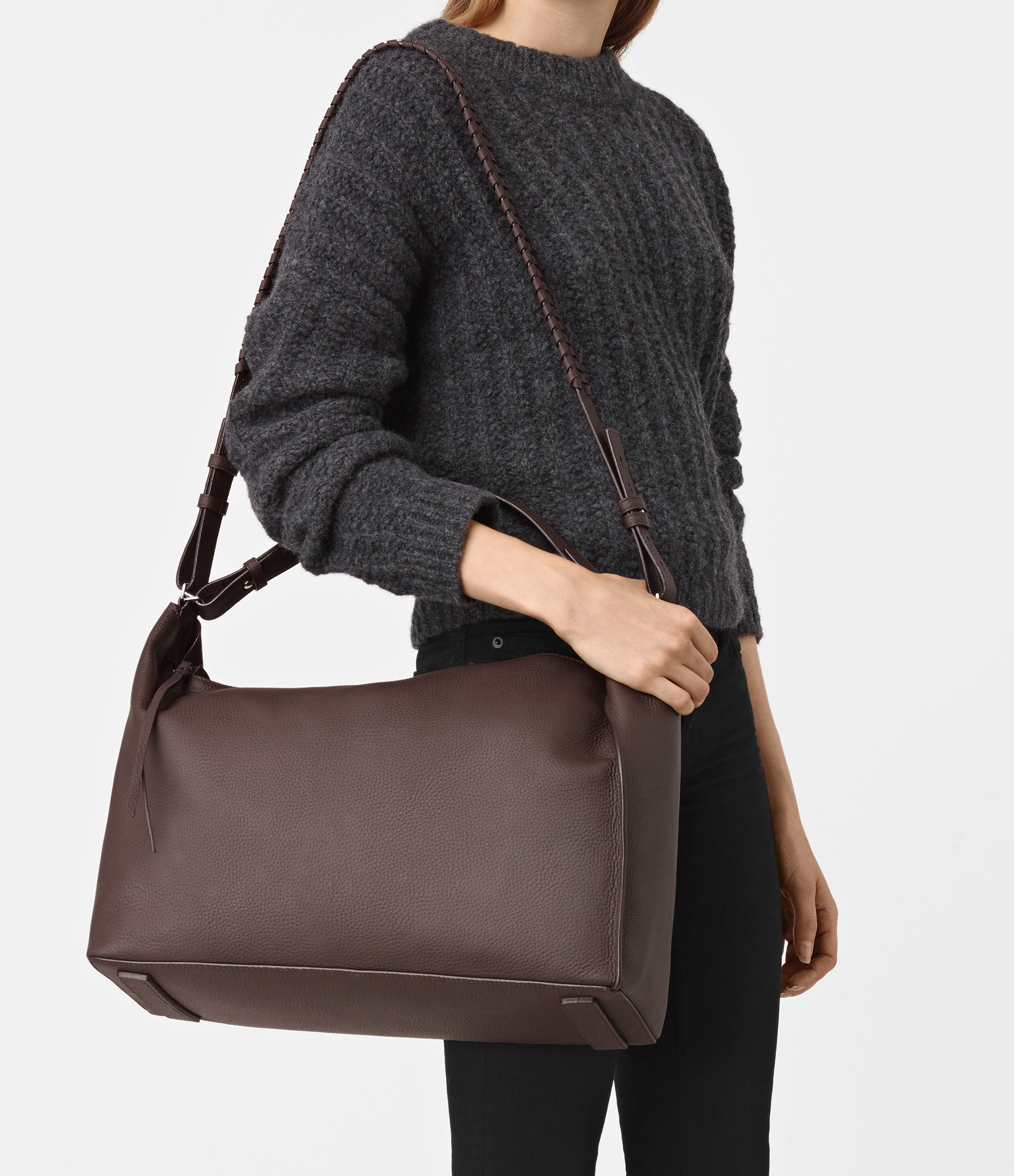 Allsaints Kita East West Tote in White Lyst