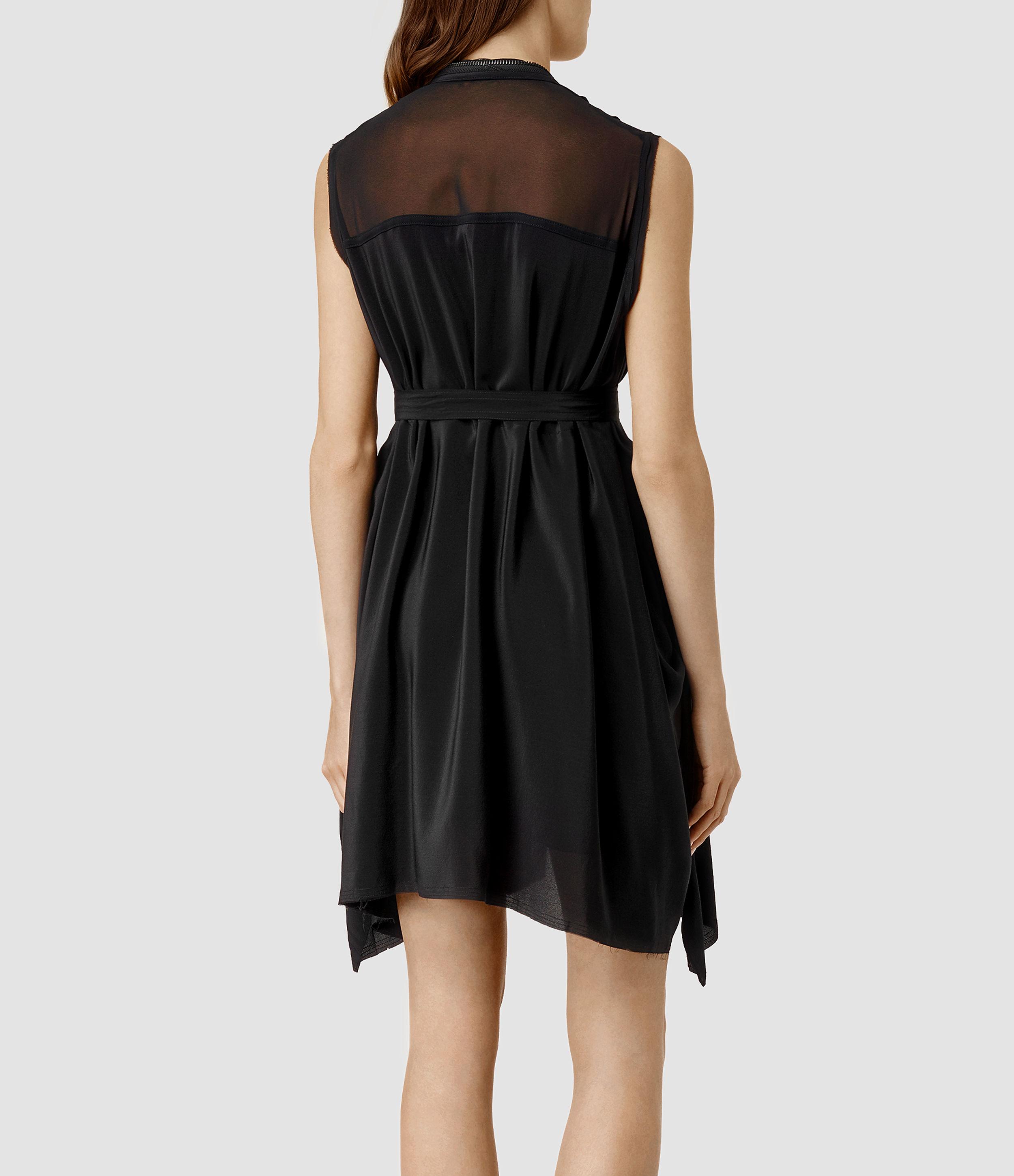 all saints dress black