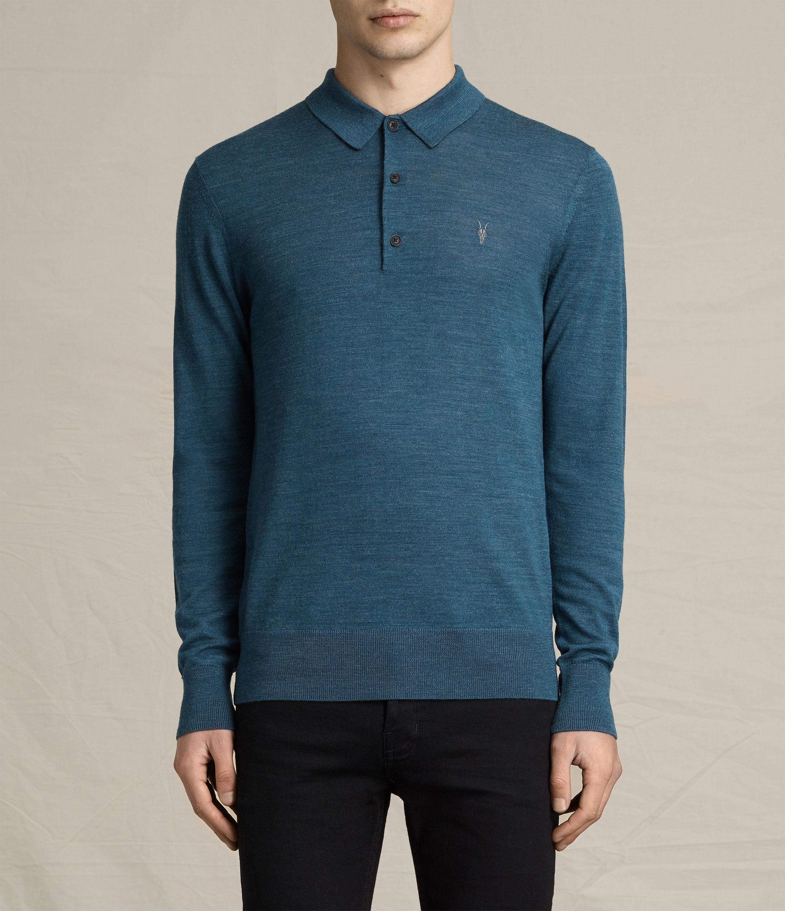 allsaints blue shirt