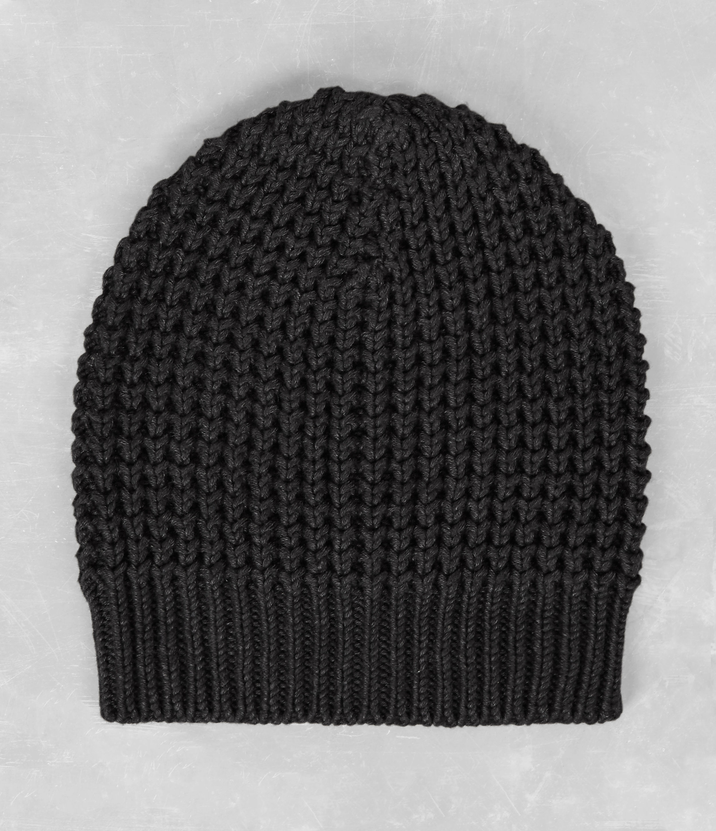 Lyst - Allsaints Rok Beanie Hat in Black for Men