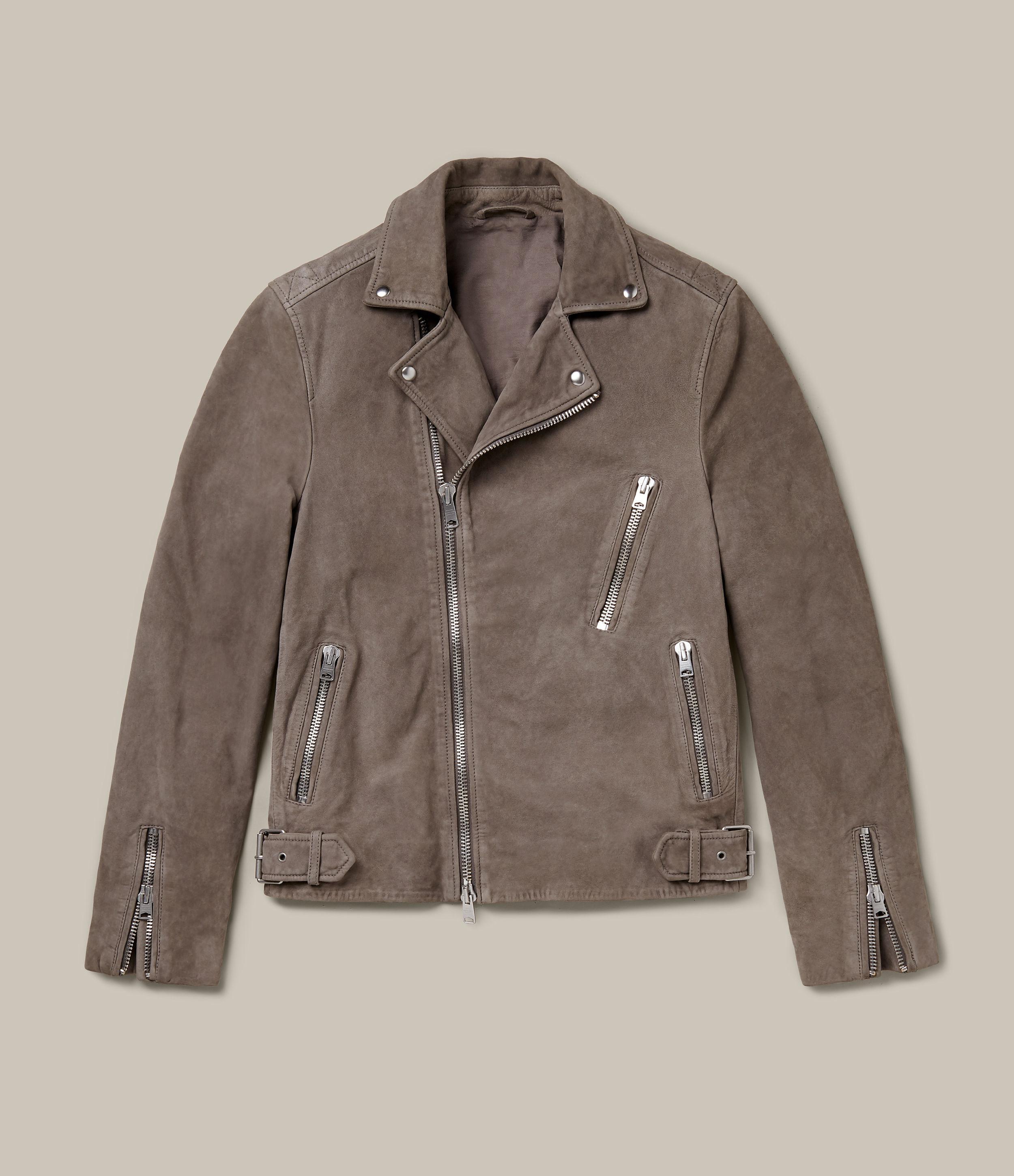 Lyst Allsaints Ellis Leather Biker Jacket For Men Gallery
