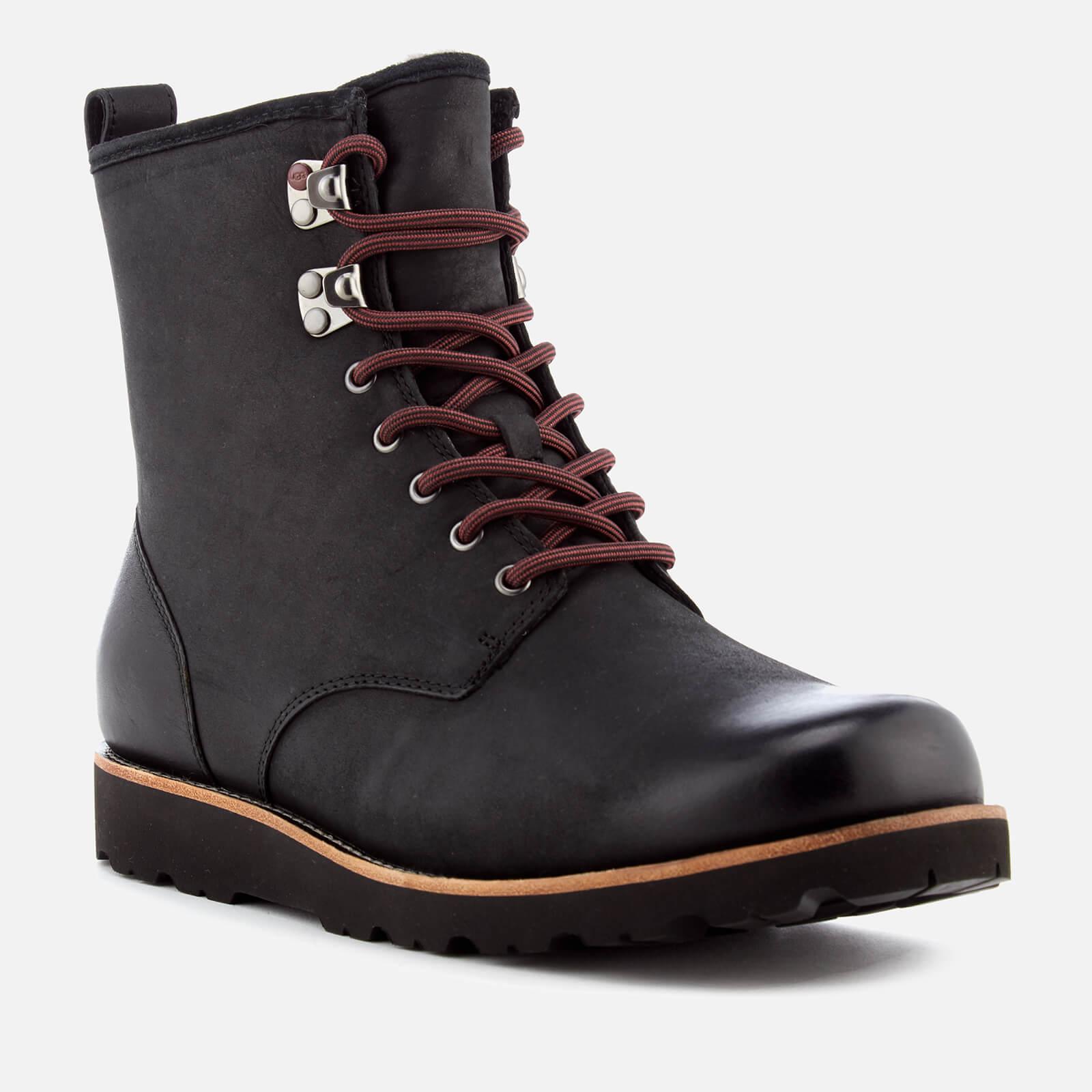 UGG Men's Hannen Tl Waterproof Leather Lace Up Boots in Black for Men