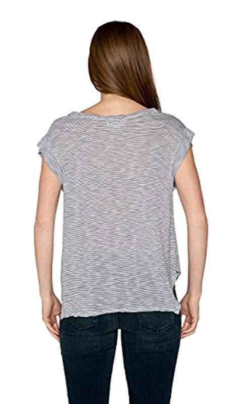 velvet white tee