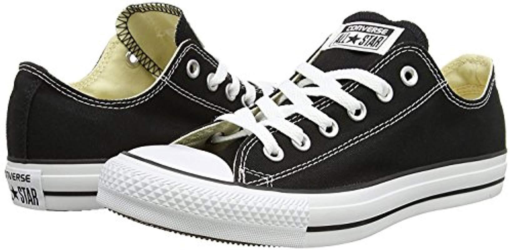 converse all star leather low top black