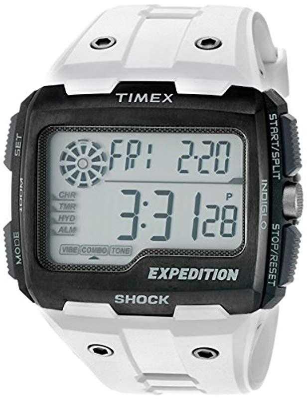 timex men's expedition grid shock digital strap watch