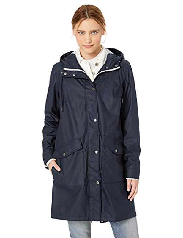 Levi's Lightweight Rubberized Pu Fishtail Rain Anorak Parka Jacket in