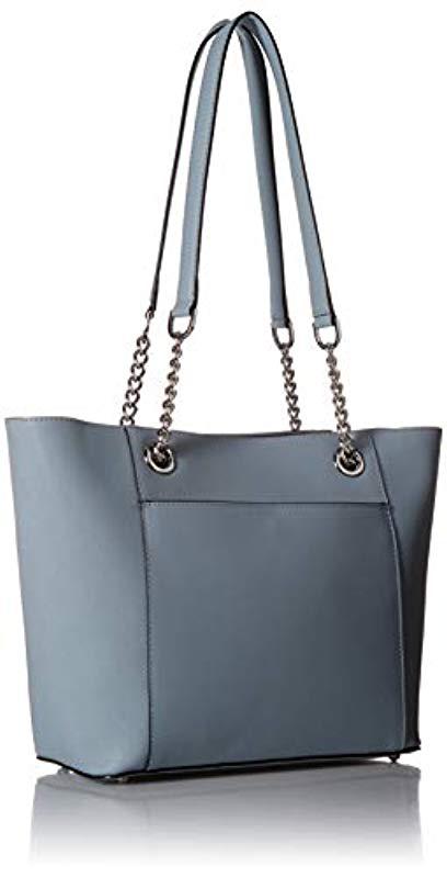 calvin klein hayden logo leather tote