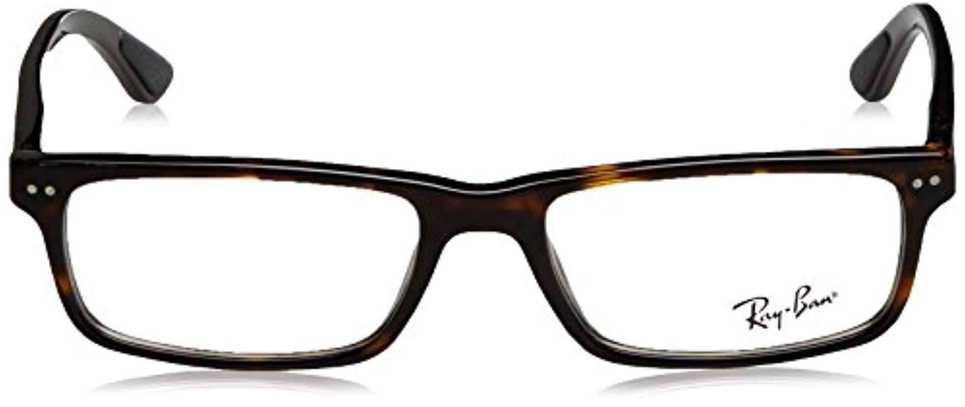 Lyst Ray Ban Rx5277 Glasses In Dark Havana Rx5277 2012 52 For Men