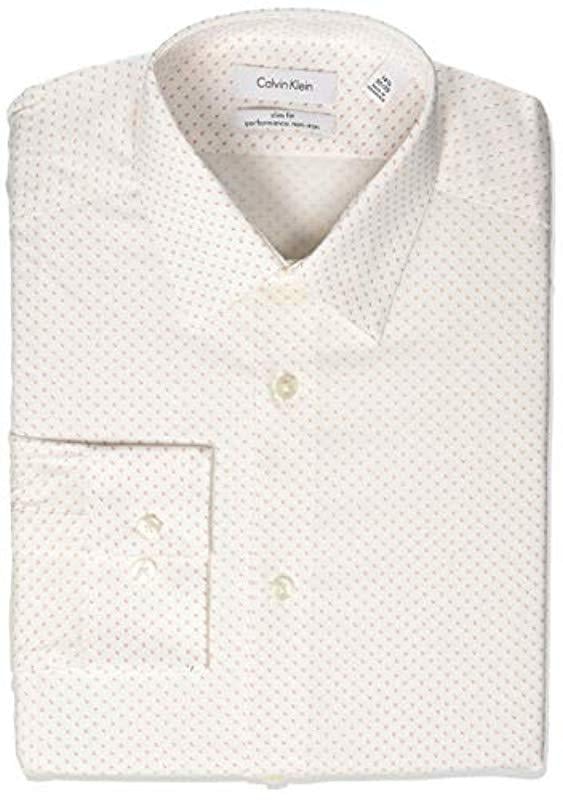 calvin klein men's dress shirt