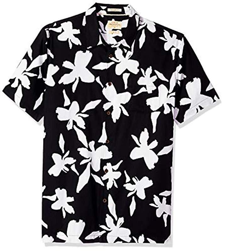  Quiksilver Waikiki  Nights Button Down Shirt in Black for 