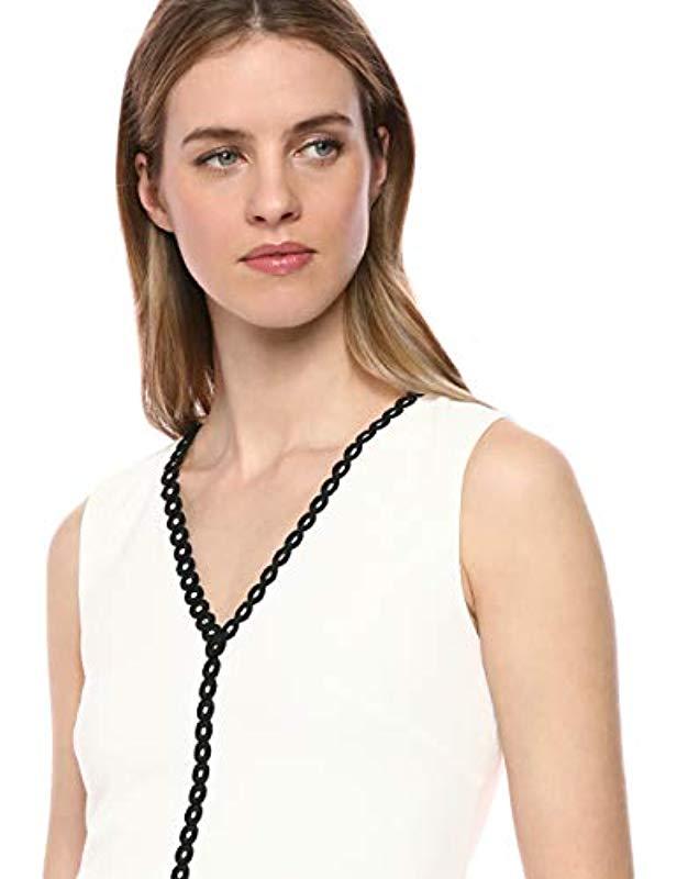 calvin klein women's essential sleeveless sheath