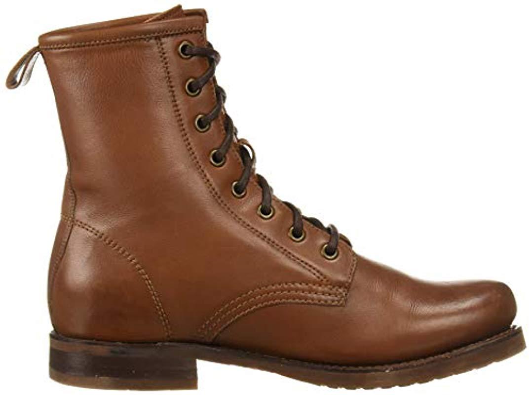 veronica combat boot whiskey