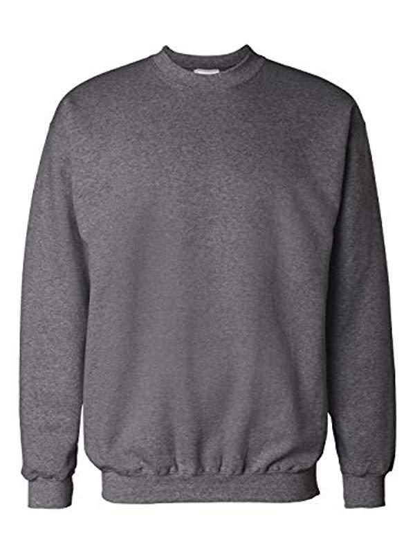 hanes heavyweight crewneck sweatshirt