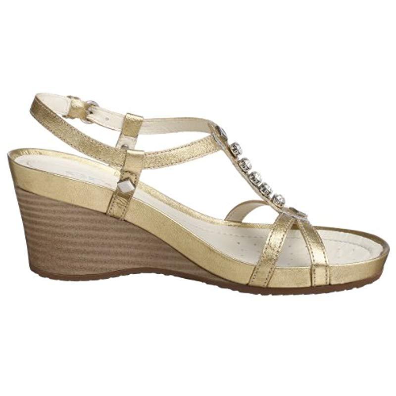 geox ladies wedge sandals