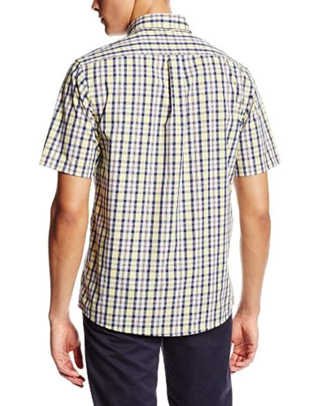 Dockers No Wrinkle Short Sleeve Multi Plaid Shirt for Men - Lyst