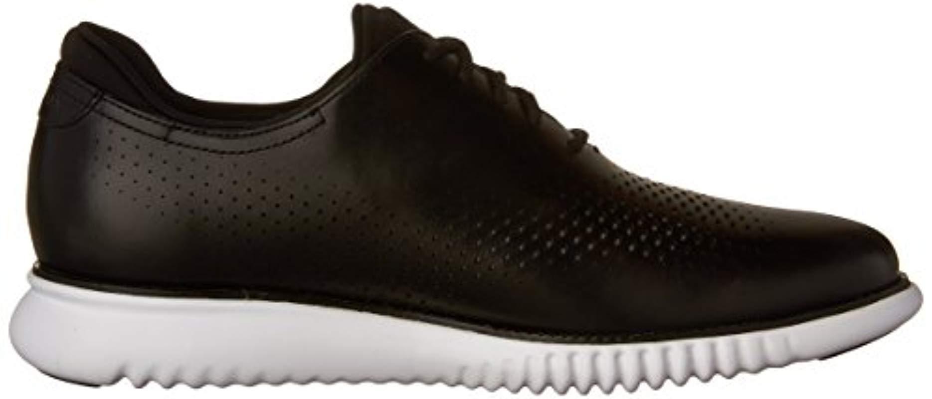 Cole Haan 2.zerogrand Laser Wing Oxford in Black for Men - Lyst