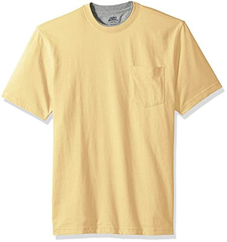 Izod Chatham Point Short Sleeve Solid Jersey T-shirt With Pocket in ...