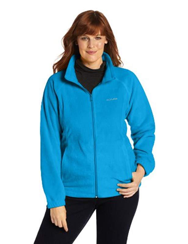 columbia fleece jacket women's plus size