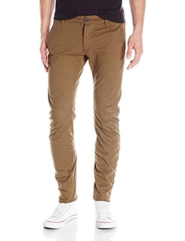 G-Star RAW Bronson 3d Slim-fit Chino Pant for Men - Lyst