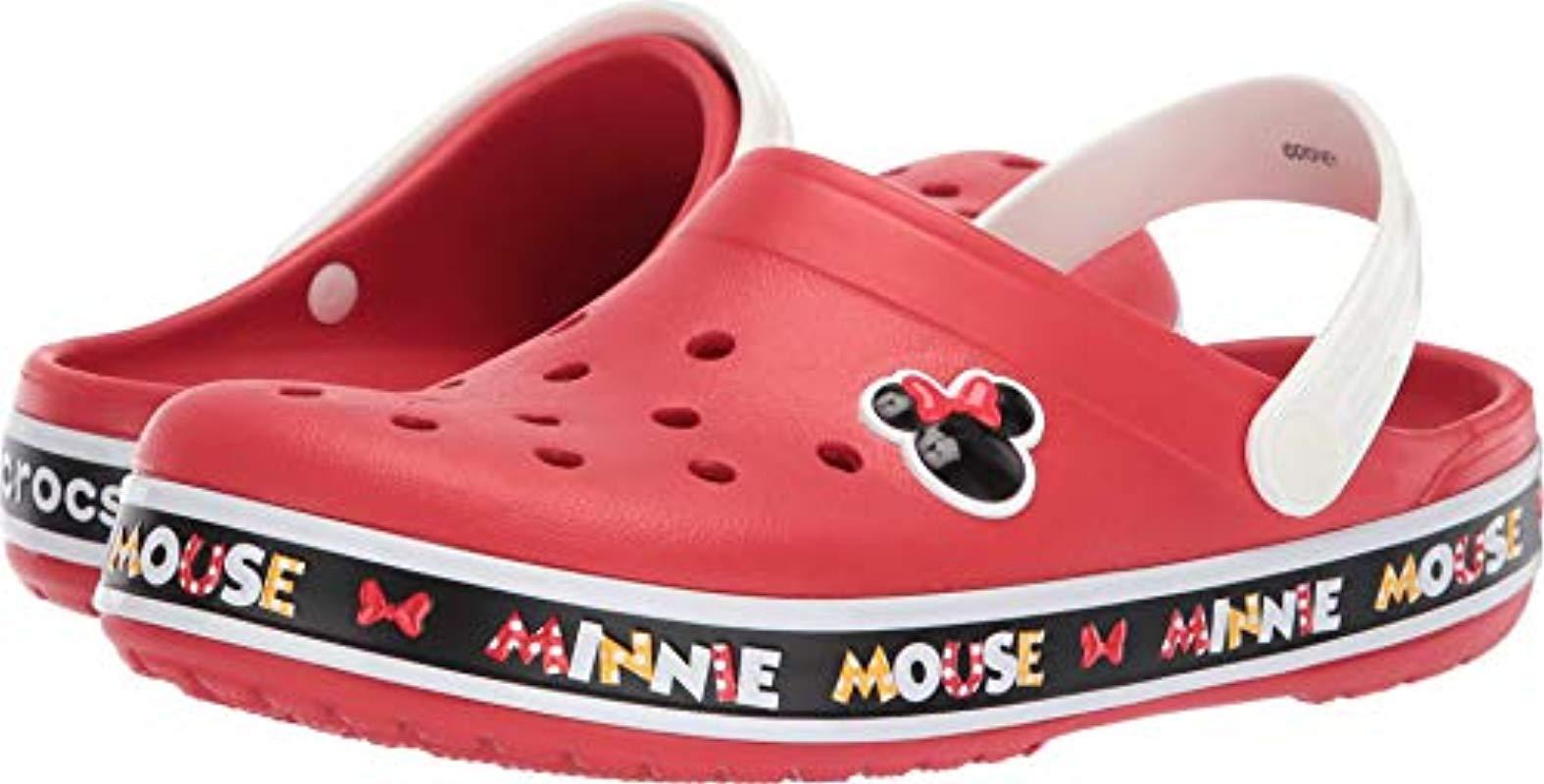 Crocs™ And Crocband Disney Minnie Mouse Iii Clog in Red - Lyst