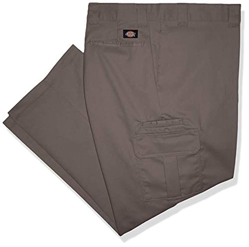 Dickies Regular Straight Stretch Twill Cargo Pant Big-tall in Gray for ...