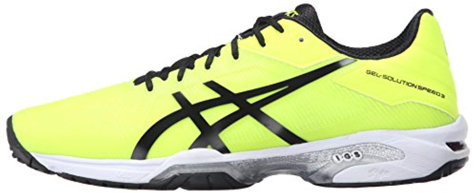 Lyst - Asics Gel-solution Speed 3 Tennis Shoes in Yellow for Men