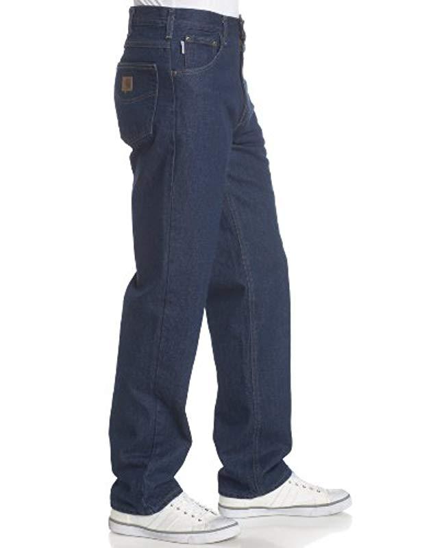 Carhartt Relaxed Fit Prewash Jean Straight Leg in Blue for ...