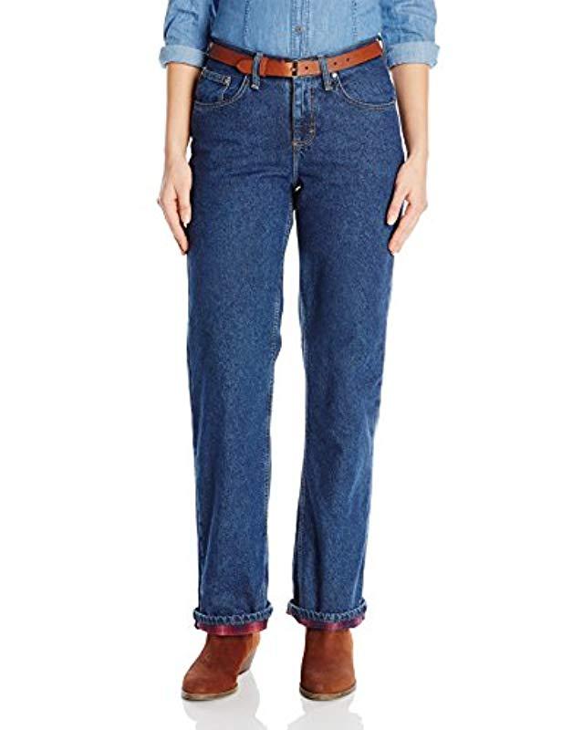 wrangler flannel lined jeans