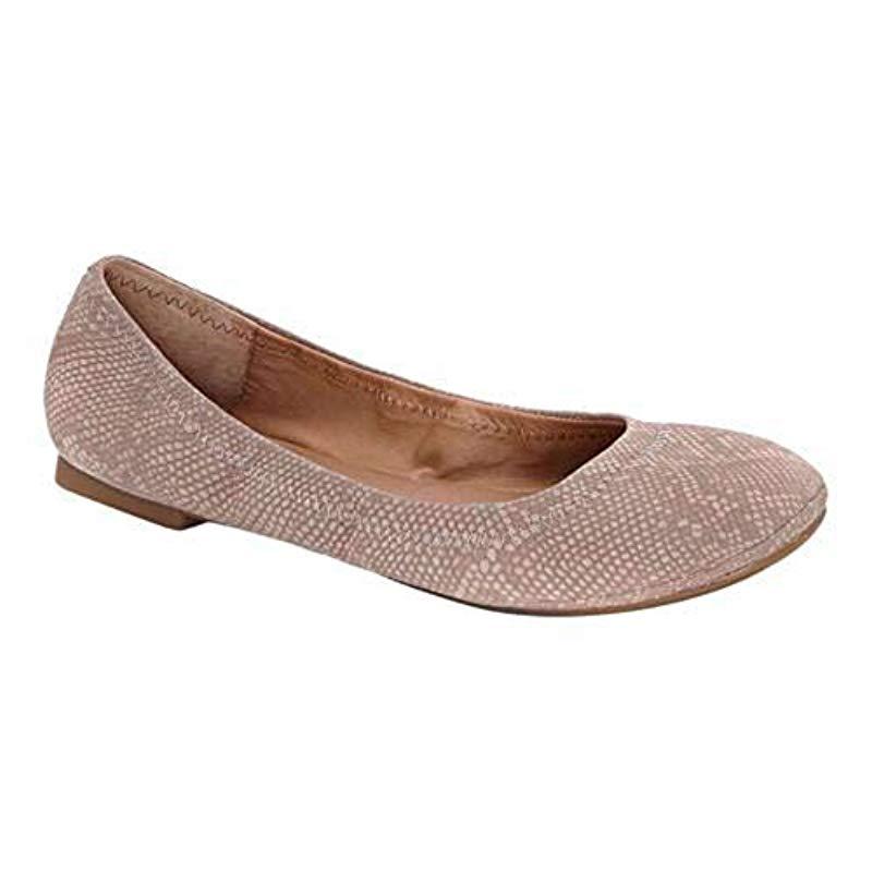 lucky brand emmie ballet printed flat