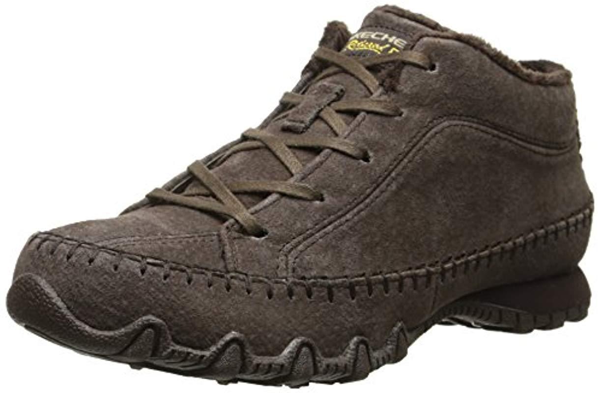 skechers relaxed fit bikers lineage chukka boot