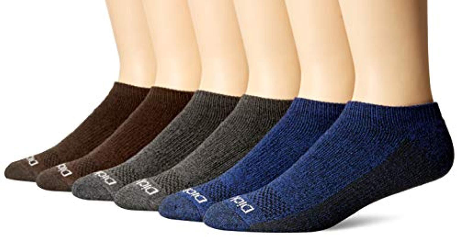 Dickies Dritech Moisture Control 6pack Low Cut Socks in Brown for Men