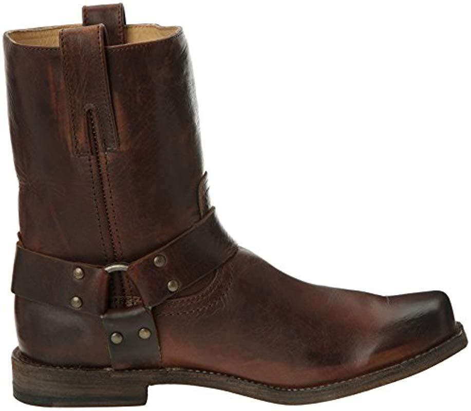 Frye Smith Harness Burnished Boot in Brown for Men - Lyst