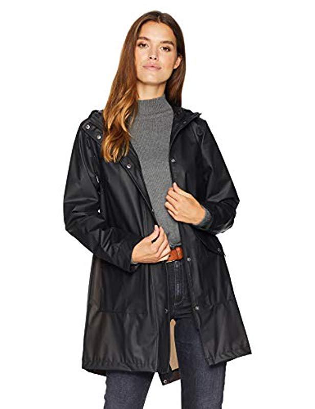 Lyst Levi S Hooded Rubberized Faux Leather Anorak Jacket