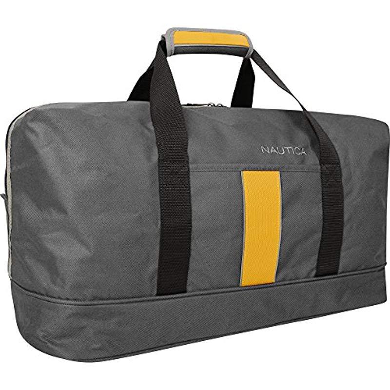 Lyst Nautica Travel Carry Duffle Bag in Gray