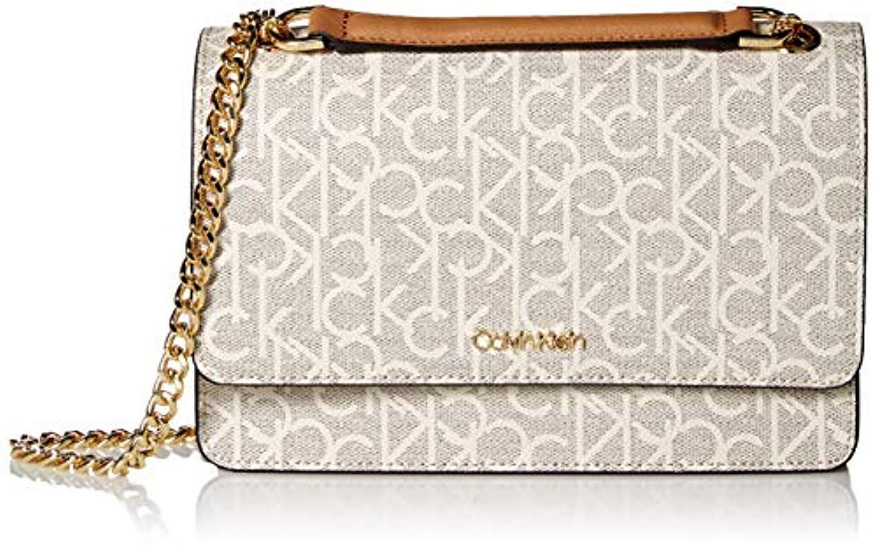 calvin klein demi shoulder bag