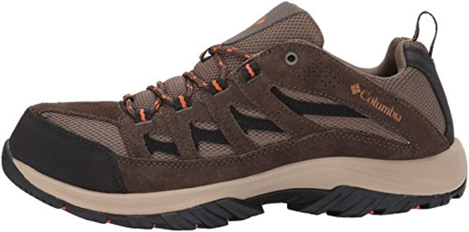 Columbia Crestwood Wide Hiking Shoe in Brown for Men - Save 51% - Lyst