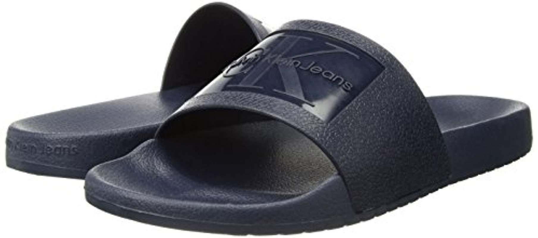 calvin klein jelly sandals