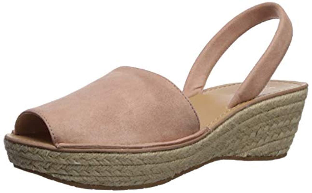 Kenneth Cole Reaction Fine Glass Espadrille Slingback Wedge Sandal Save 7 Lyst