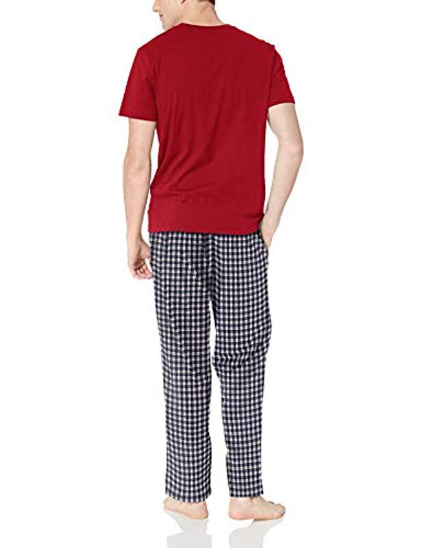flannel pj short set