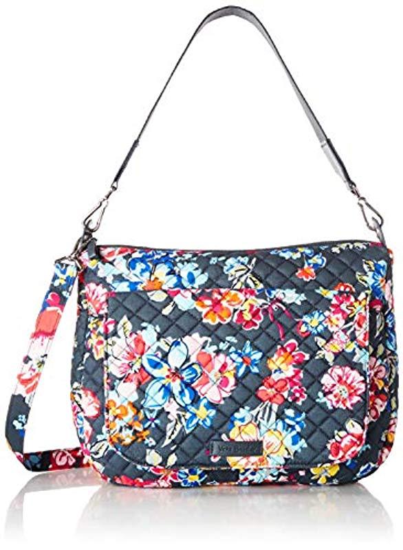 Vera Bradley Carson Shoulder Bag, Signature Cotton in Blue Save 8 Lyst