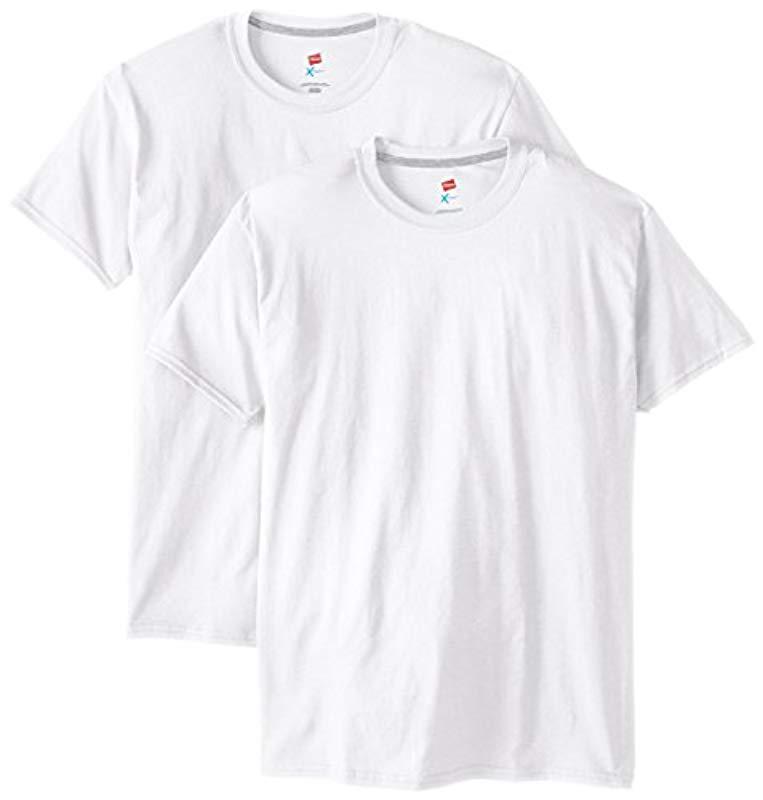 Lyst - Hanes 2 Pack X-temp Performance T-shirt In White For Men - Save 15%