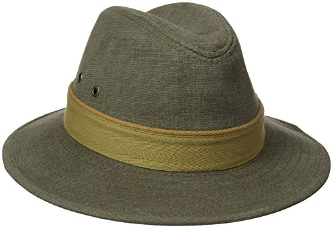 Lyst Stetson Oxford Safari Hat in Green for Men