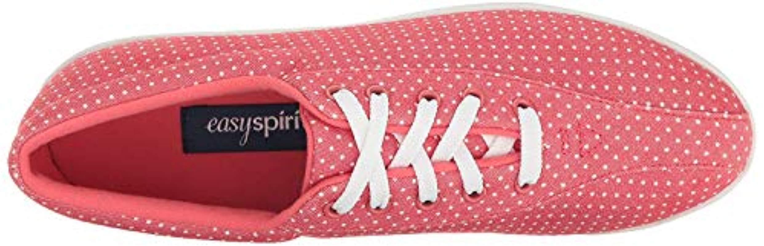 Easy Spirit Canvas Ap1 Sneaker in Pink Lyst
