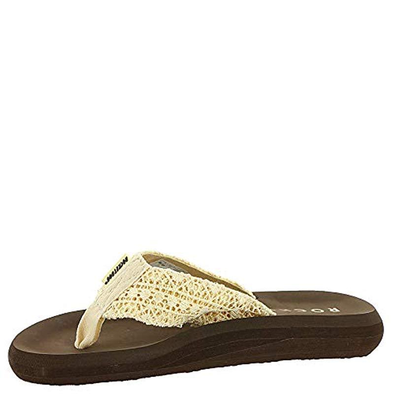 Lyst - Rocket Dog Spotlight2 Lima Crochet Fab Flip-flop in Natural