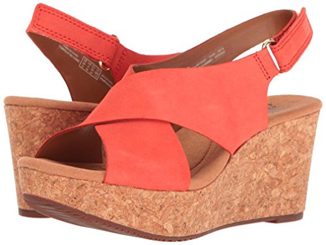 Clarks Women's Annadel Eirwyn Wedge Sandals - Lyst