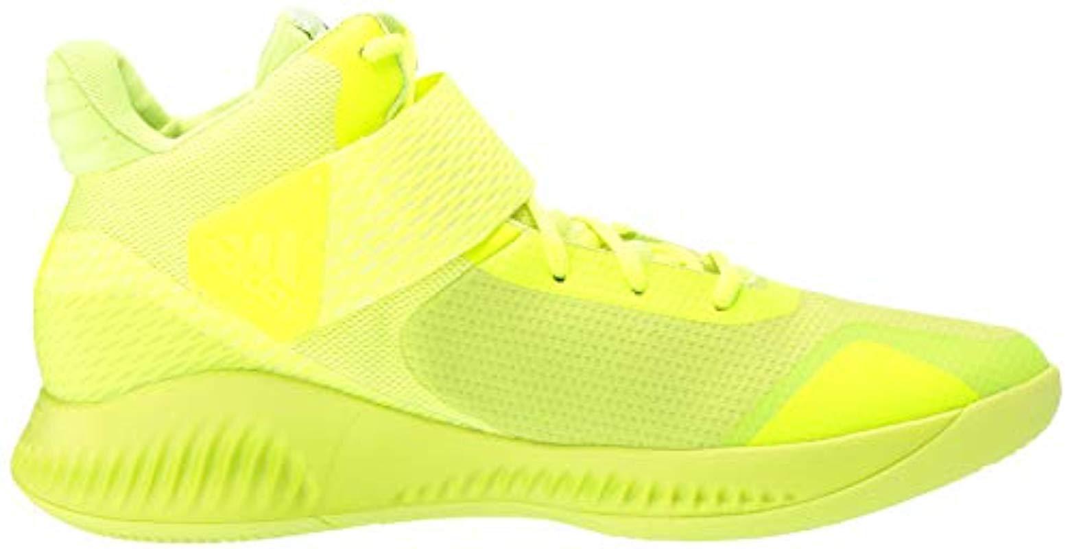 adidas Explosive Bounce 2018 Basketball Shoe in Yellow for Men - Lyst